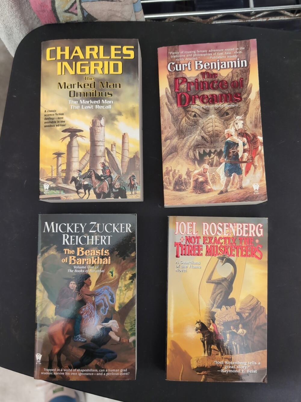 Fantasy Paperback Book Lot Not 3 Musketeers Marked Man Omnibus Beasts